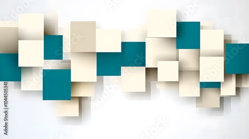 Vector background. Illustration of abstract squares photo