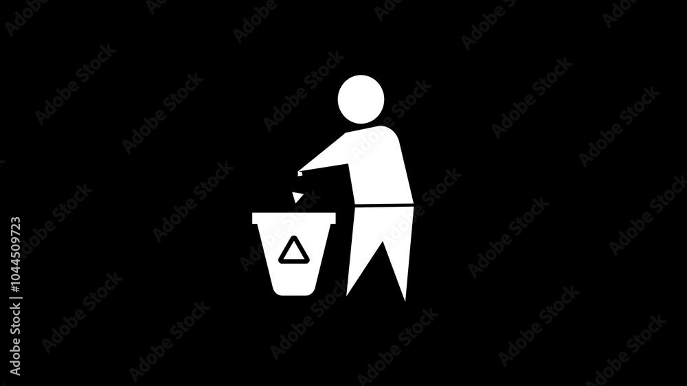 Recycling Bin Animation - Icon Animation Recycling Bin Animation - Icon Animation