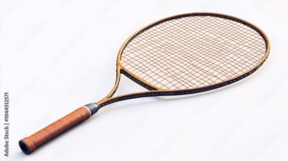 Tennis racket isolated on white background Tennis racket isolated on white background
