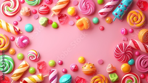 Colorful Vector Art of Candy Icons and Sweets