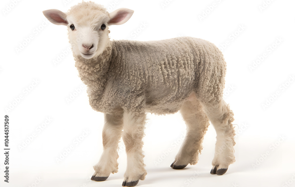 Sheep, fluffy, white, cute, animals that farmers like to raise. Sheep, fluffy, white, cute, animals that farmers like to raise.