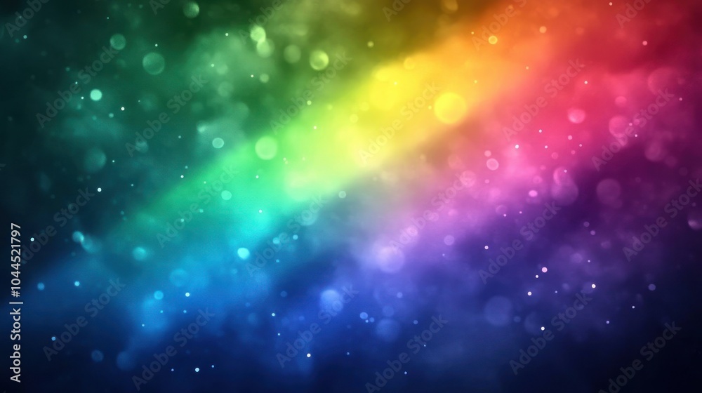 A vibrant gradient of rainbow colors with soft bokeh effects for creative backgrounds. A vibrant gradient of rainbow colors with soft bokeh effects for creative backgrounds.