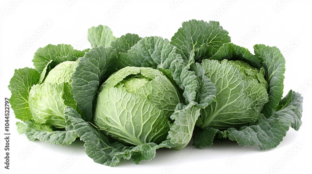 Obraz premium Cabbage isolated on white background