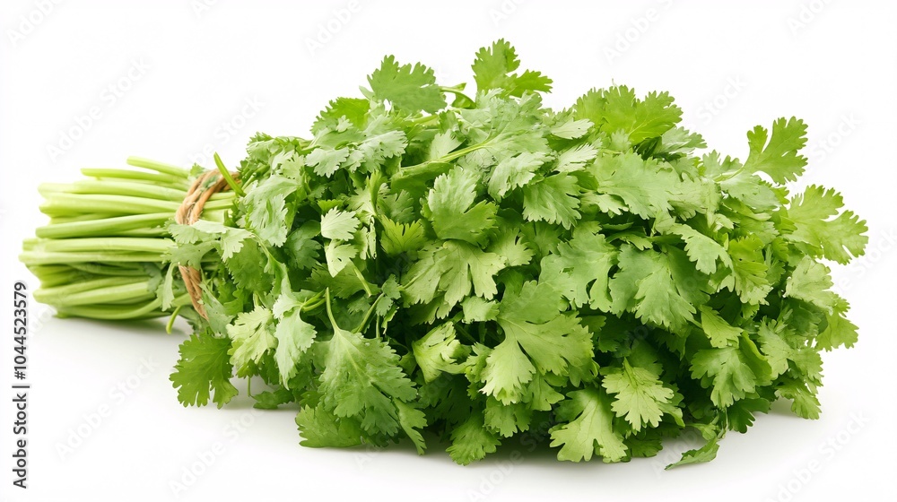 Obraz premium Cilantro isolated on white background
