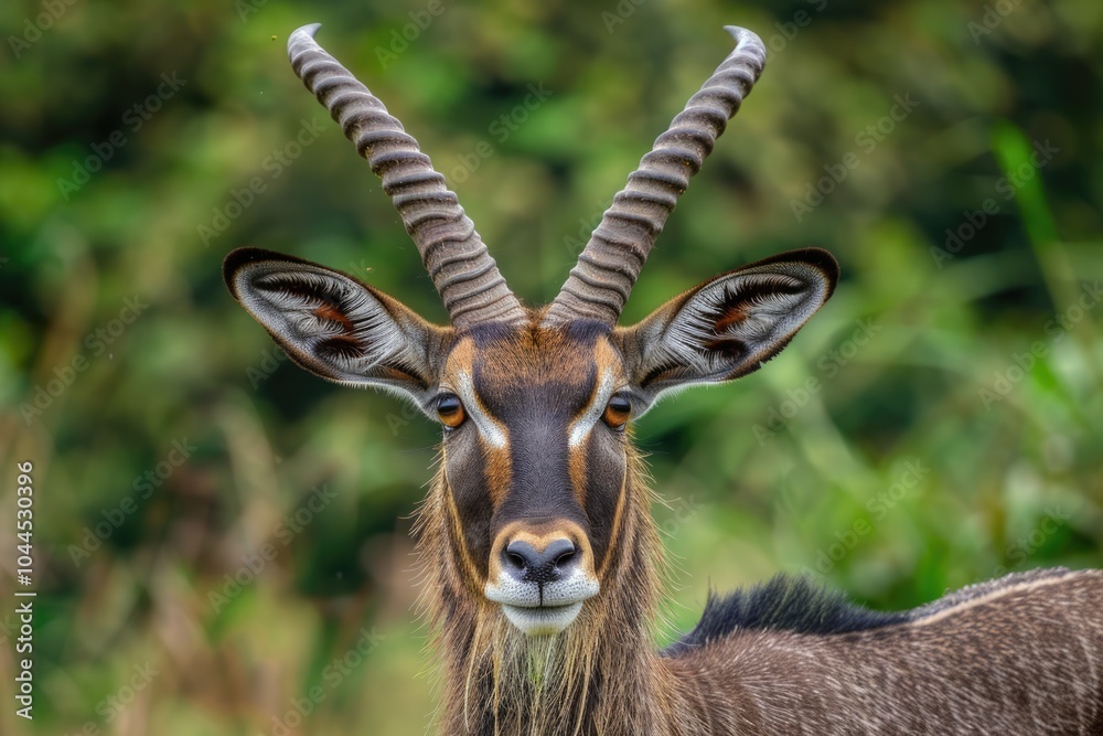 Male Waterbuck in Murchison Falls NP Uganda Male Waterbuck in Murchison Falls NP Uganda