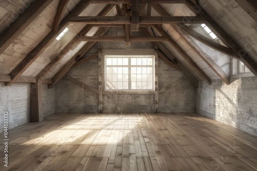 empty loft room  empty loft room