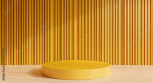 Yellow Abstract Background for Product Presentation