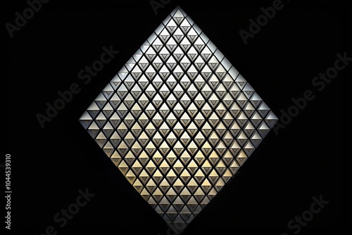 Wallpaper Mural Diamond pattern on a black background with subtle gradient effect, geometric patterns, metallic sheen Torontodigital.ca