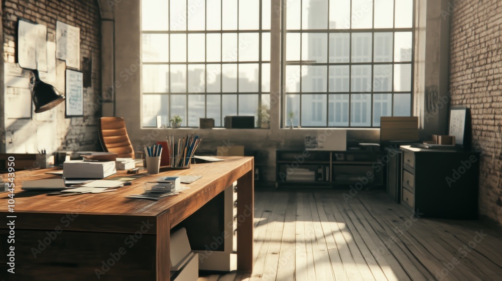 Modern Loft Office with City Views and Natural Light