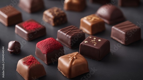 Assortment of Delicious Chocolate Truffles