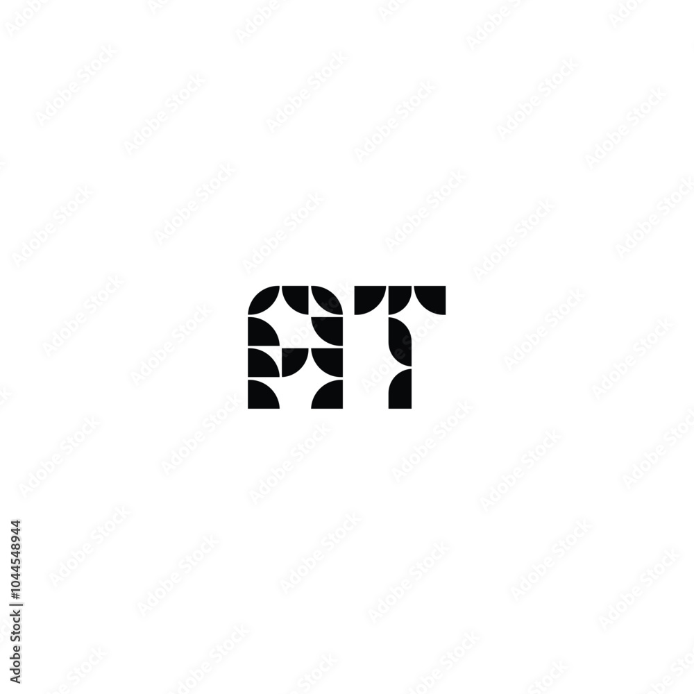 AT monogram logo design letter text name symbol monochrome logotype alphabet character simple logo