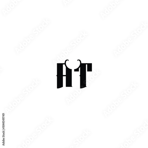 Free Download AT monogram logo design letter text name symbol monochrome logotype alphabet character simple logo - GFXLoad
