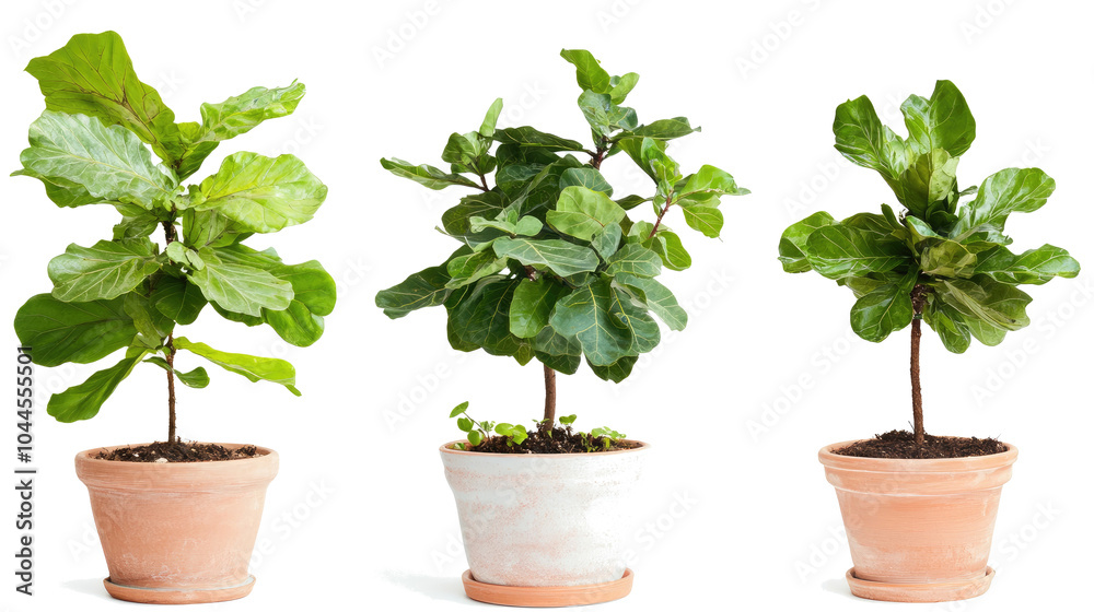 Collection of Potted Plants Showcasing Varied Green Foliage Generative AI Collection of Potted Plants Showcasing Varied Green Foliage Generative AI