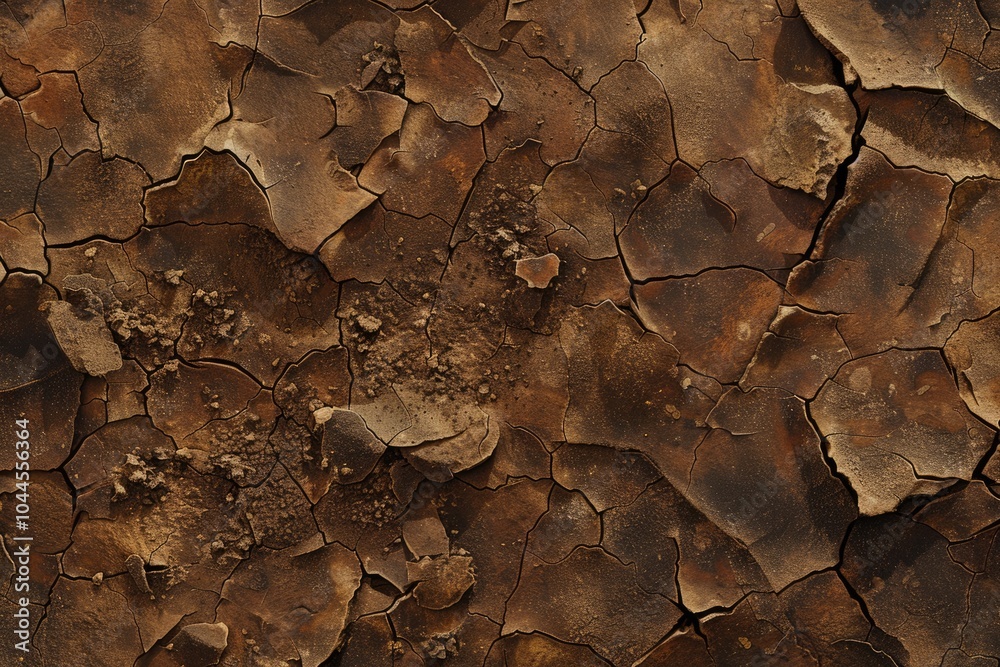 Textured background dry cracked brown earth Textured background dry cracked brown earth