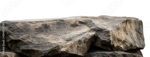 Rock Isolated, Stone Podium, Cliff mountain on transparent background well material montage your products display, Clipping paths