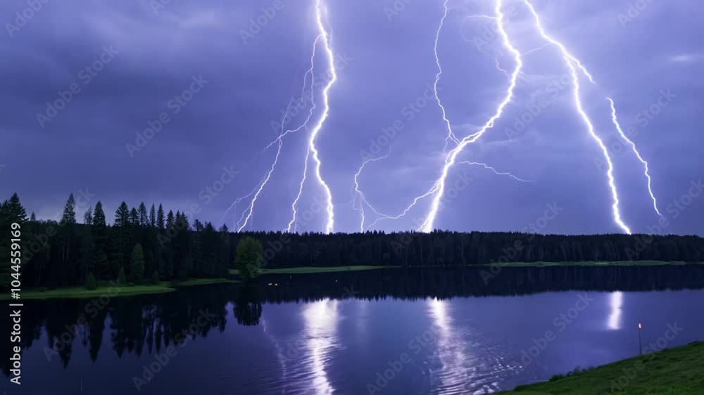 dark night bolts skies lake large Lightening cloud lightning storm weather dramatic thunderstorm light nature sky water landscape electricity flash power powerful stormy strike thunder dangerous ener