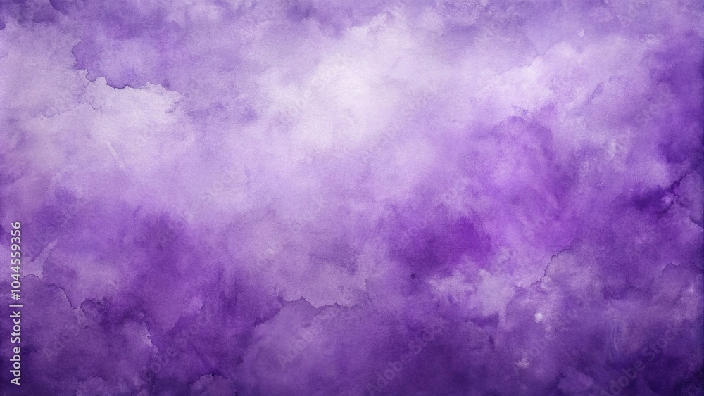 Silhouette background with purple watercolor texture Silhouette background with purple watercolor texture