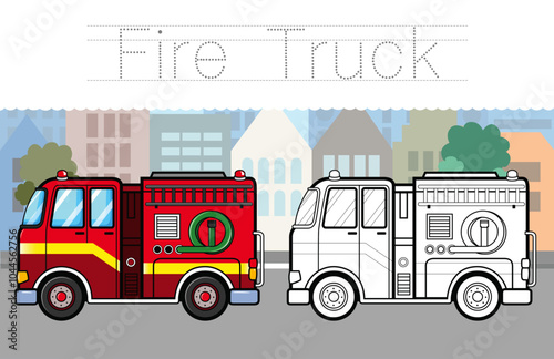 An illustration of a cartoon-style truck icon for transportation and delivery, featuring a playful design with simple lines, suitable for use in transport-related graphics and signage
