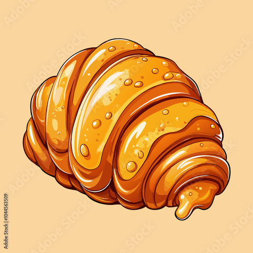 croissant vector illustration