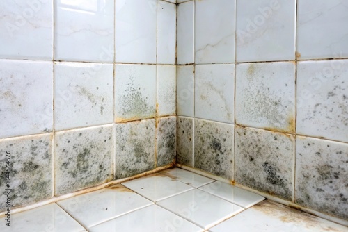 Wallpaper Mural Mold growing on shower grouted joints tile in bathroom corner Torontodigital.ca