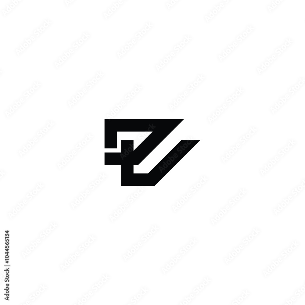 DU monogram logo design letter text name symbol monochrome logotype alphabet character simple logo DU monogram logo design letter text name symbol monochrome logotype alphabet character simple logo