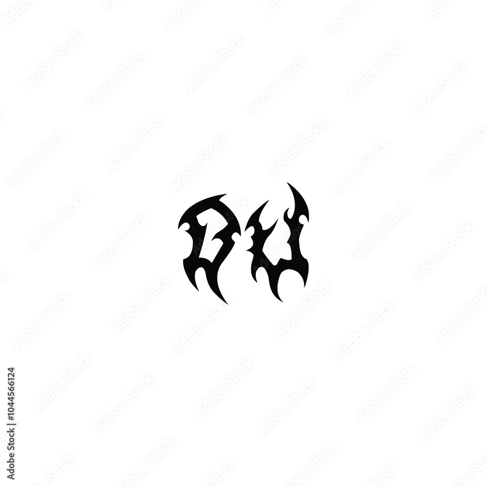 DU monogram logo design letter text name symbol monochrome logotype alphabet character simple logo DU monogram logo design letter text name symbol monochrome logotype alphabet character simple logo