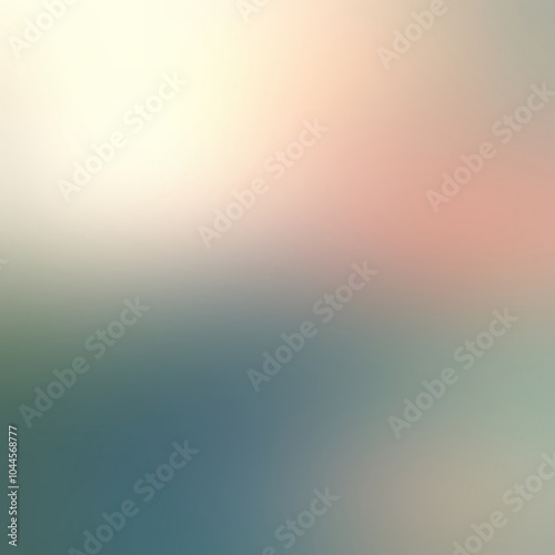 Retro abstract blur empty background of green yellow pink spots gradient.