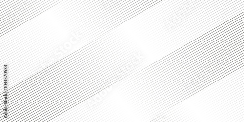 Vector tech geometric thin diagonal striped line pattern gradient minimal transparent background. White geometric pattern transparent background. minimal surface curve wave creative line texture.