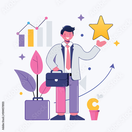  job offer job opportunity be promoted new position  illustration