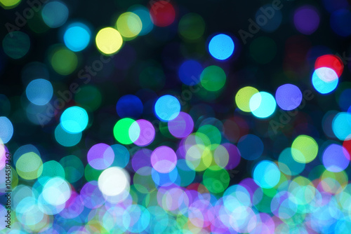 Beautiful light bokeh, bokeh of all colors