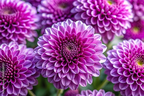 Natural background of purple chrysanthemum flowers