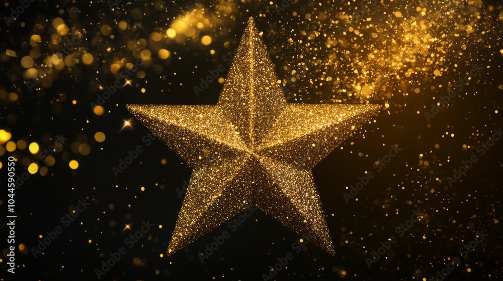 Chrome liquid metal Christmas star. 3D render modern design. Isolated holographic futuristic floral icon. Y2K, brutalism retro futurism Xmas banner concept.