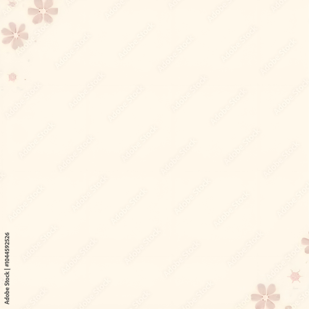 pink background with flowers. Generative ai pink background with flowers. Generative ai