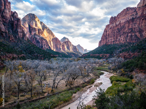 Zion National Park in Fall Season