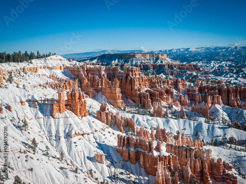 Bryce Canyon National Park in winter 