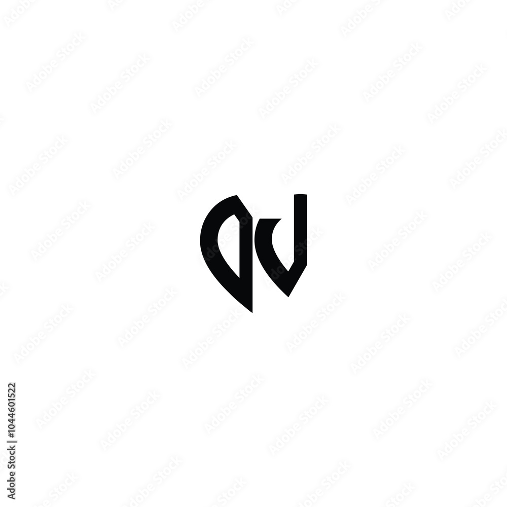 DV monogram logo design letter text name symbol monochrome logotype alphabet character simple logo DV monogram logo design letter text name symbol monochrome logotype alphabet character simple logo