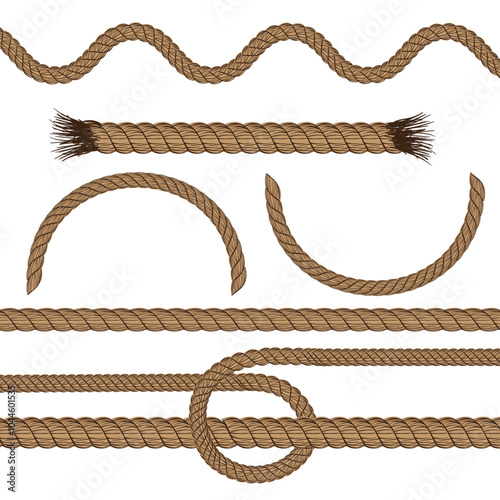 Vector rope  set design background
