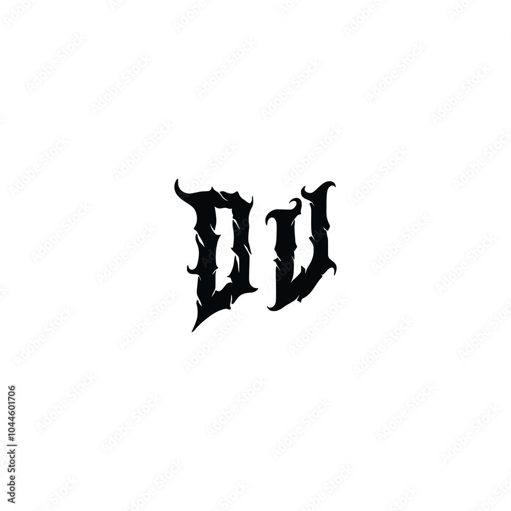 DV monogram logo design letter text name symbol monochrome logotype alphabet character simple logo DV monogram logo design letter text name symbol monochrome logotype alphabet character simple logo