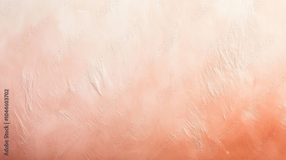Fototapeta premium Soft gradient in a peach hue with a subtle fuzzy texture