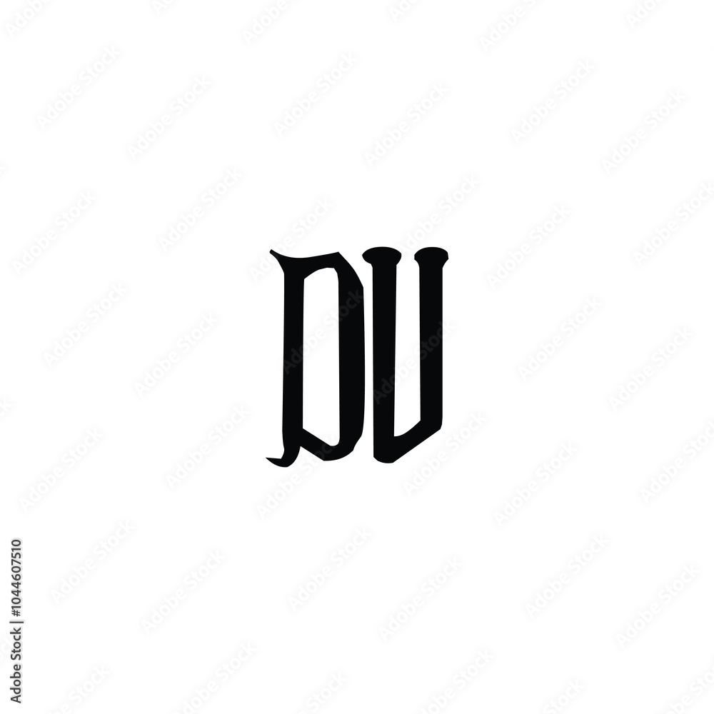 DV monogram logo design letter text name symbol monochrome logotype alphabet character simple logo DV monogram logo design letter text name symbol monochrome logotype alphabet character simple logo
