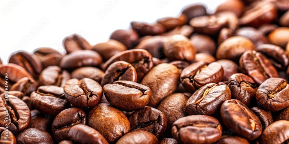 Close-up of a background of fresh roasted coffee beans , coffee, beans, roasted, background, close-up, texture, dark, aromatic Close-up of a background of fresh roasted coffee beans , coffee, beans, roasted, background, close-up, texture, dark, aromatic
