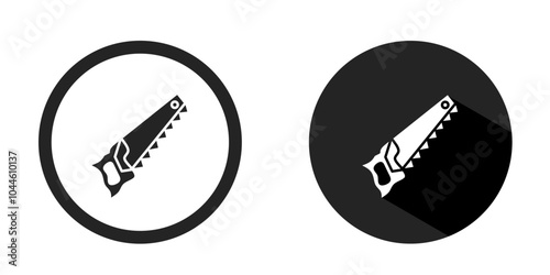 Chainsaw icon. Chainsaw icon vector design. Stock vector.