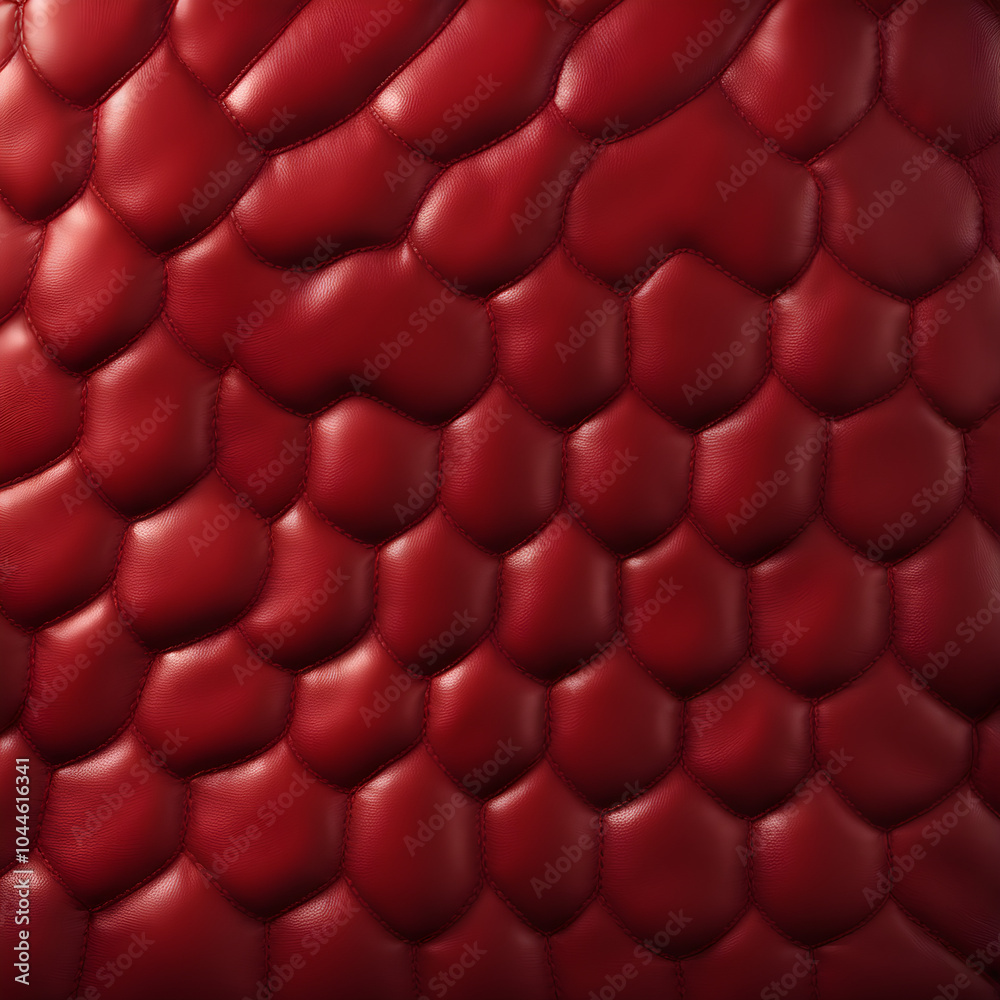 Red leather Red leather