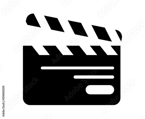 movie clapper board icon