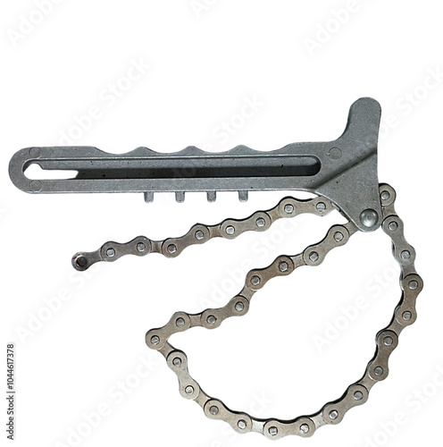 Bike Chain Tool Isolated on White Background.