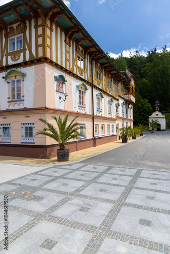 Luhacovice, picturesque spa town in Southern Moravia, Czech Republic photo