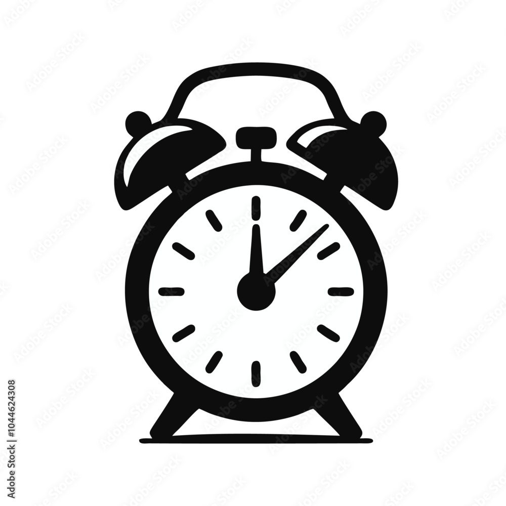 Alarm Clock logo icon design illustration Alarm Clock logo icon design illustration