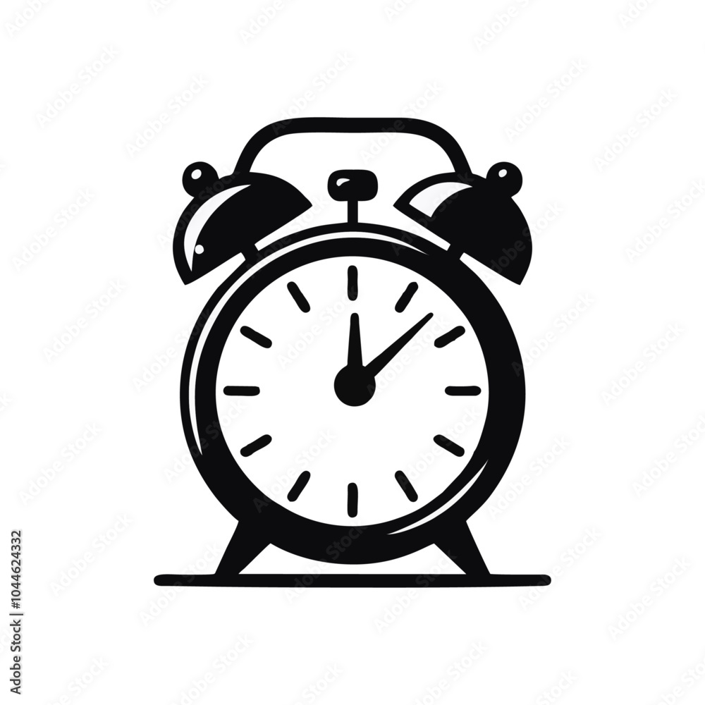 Alarm Clock logo icon design illustration Alarm Clock logo icon design illustration