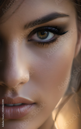 close up portrait of woman