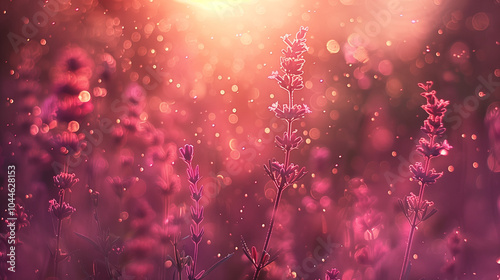 water drops on red flower background